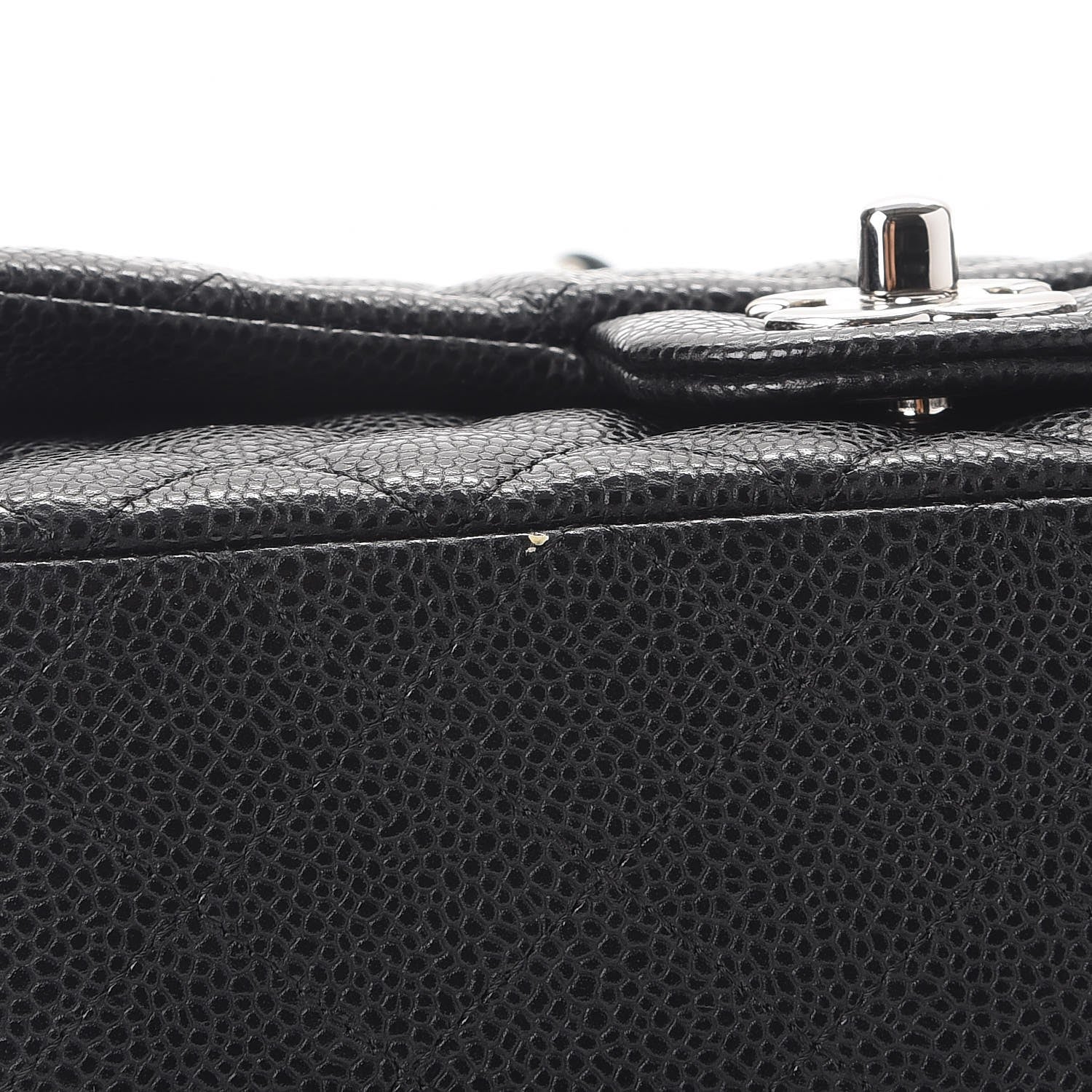 Chanel Caviar Quilted Mini Rectangular Flap Black 8 of 10