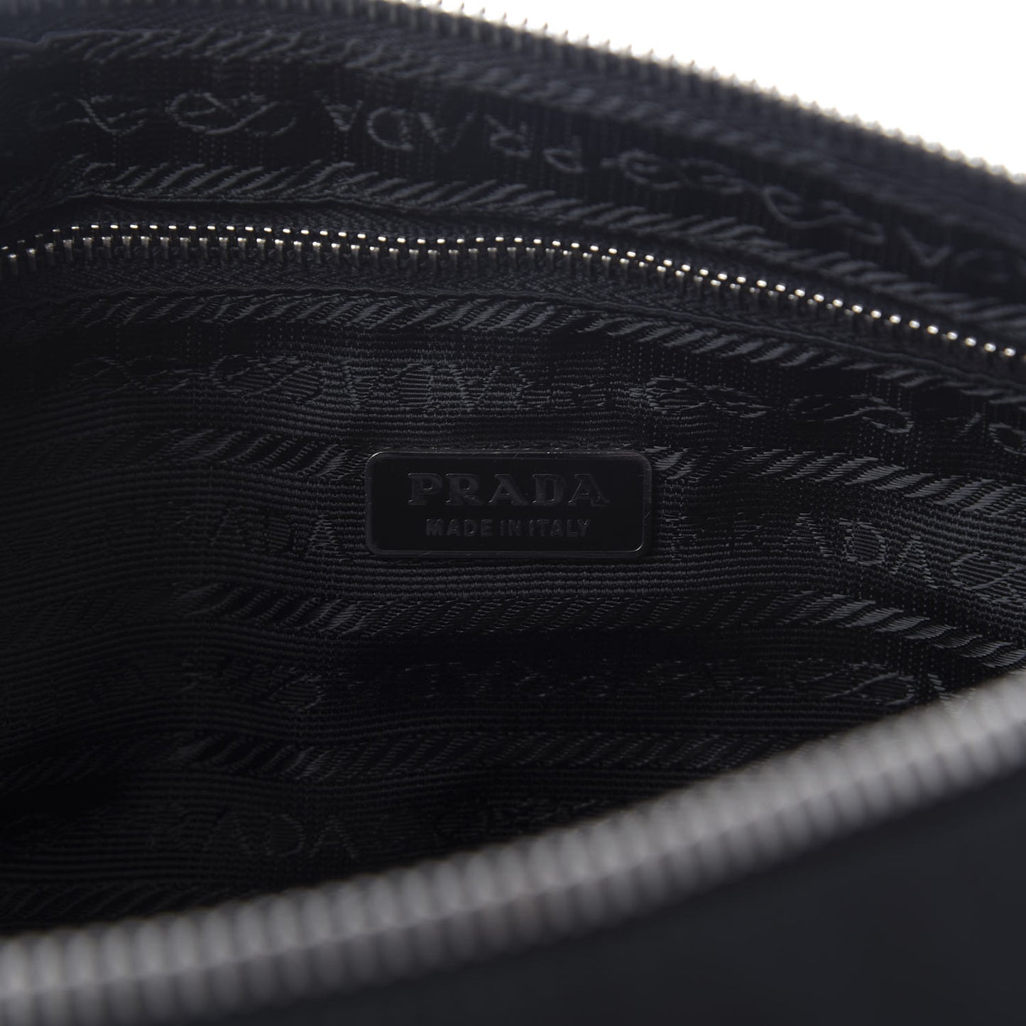 Tessuto Nylon Pochette Bag Black