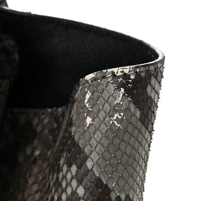Celine Snakeskin Mini Luggage Grey 11 of 11
