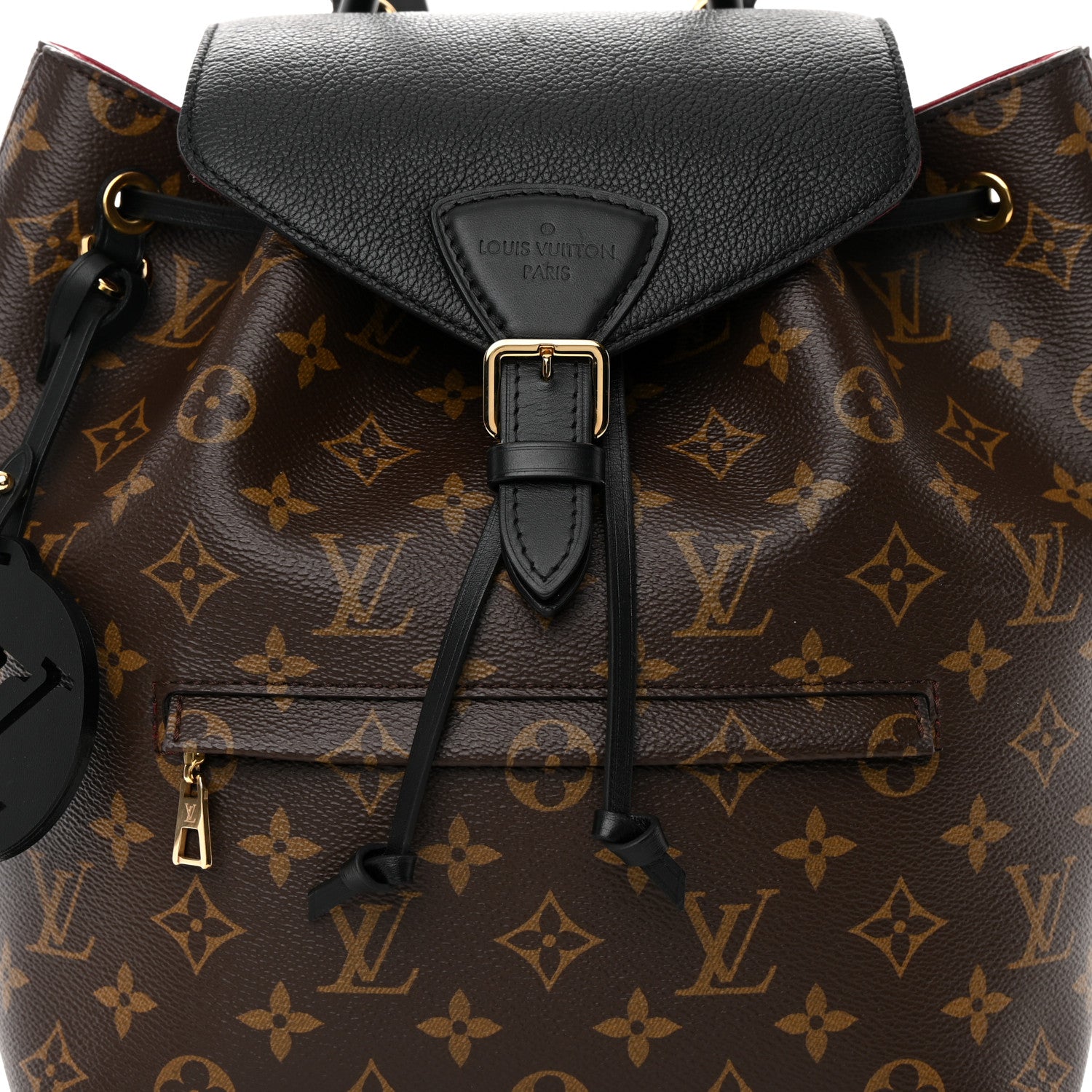 Louis Vuitton Monogram Montsouris PM Black 7 of 15