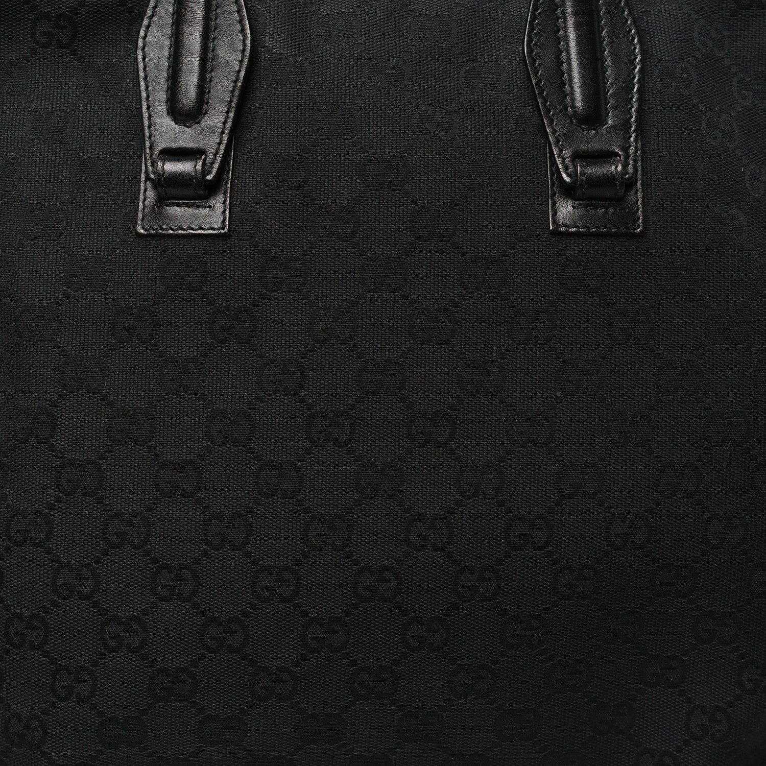 Gucci Monogram Tote Black 7 of 12