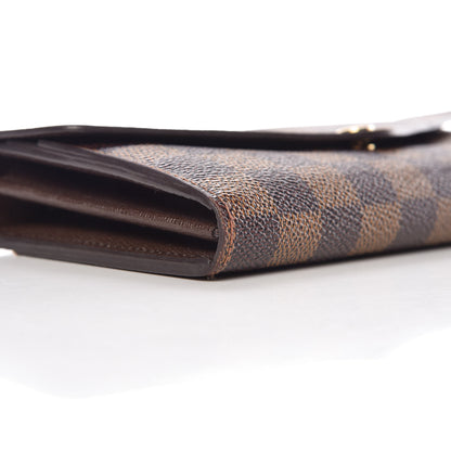 Louis Vuitton Damier Ebene Sarah Wallet NM 5 of 9