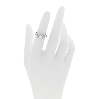 Cartier Platinum Diamond .51ct Ballerine Solitaire Engagement Ring 47 4 2 of 4