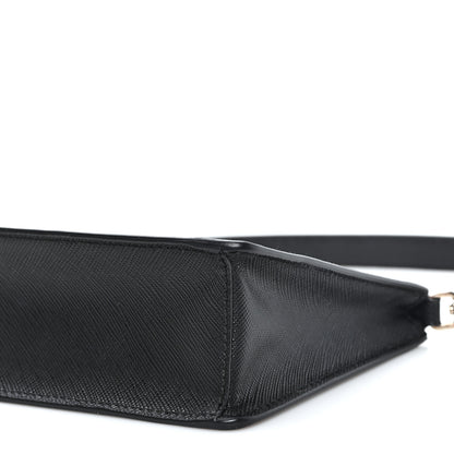 Prada Saffiano Lux Mini Shoulder Bag Black 9 of 11