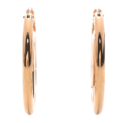Louis Vuitton Metal Louise Hoop Earrings Gold 1 of 7