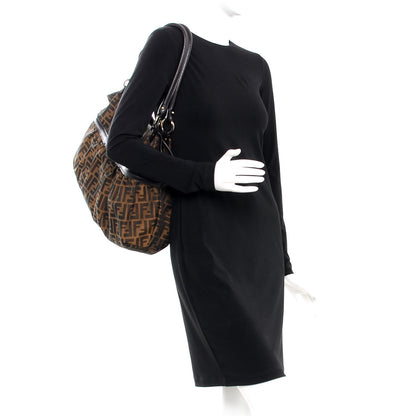 Fendi Zucca Large Chef Shopper Tote Tobacco 2 of 7