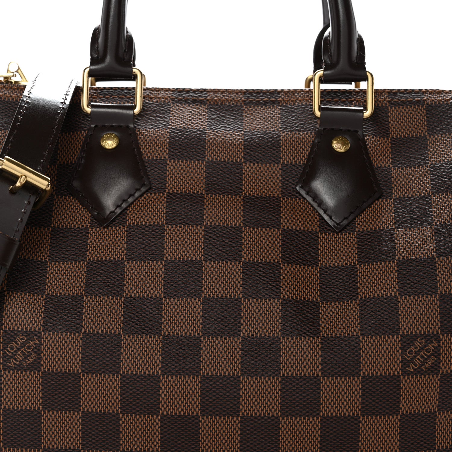 Louis Vuitton Damier Ebene Speedy Bandouliere 25 8 of 10