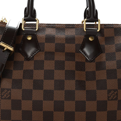 Louis Vuitton Damier Ebene Speedy Bandouliere 25 8 of 10