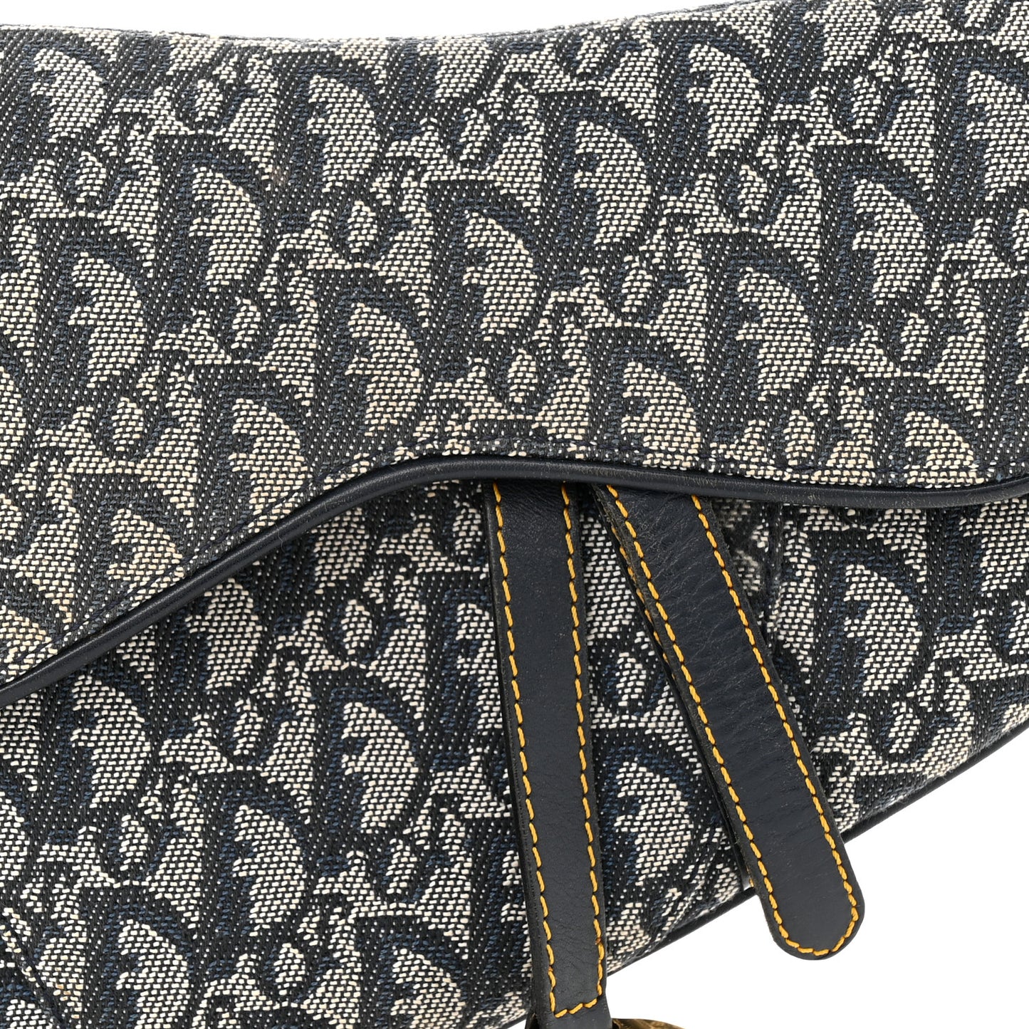 Monogram Saddle Bag Blue