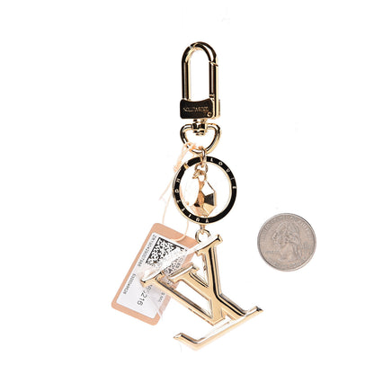 Louis Vuitton LV Facettes Bag Charm Key Holder Gold 2 of 3