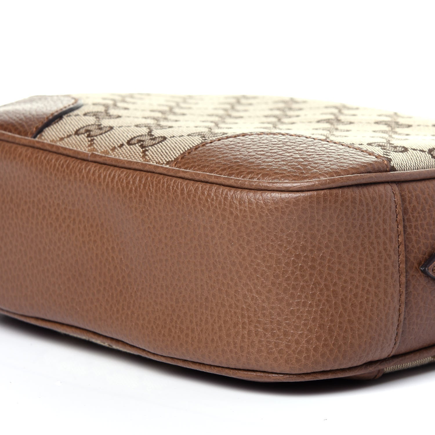 Gucci Monogram Mini Bree Messenger Bag Beige Tabacco 9 of 11