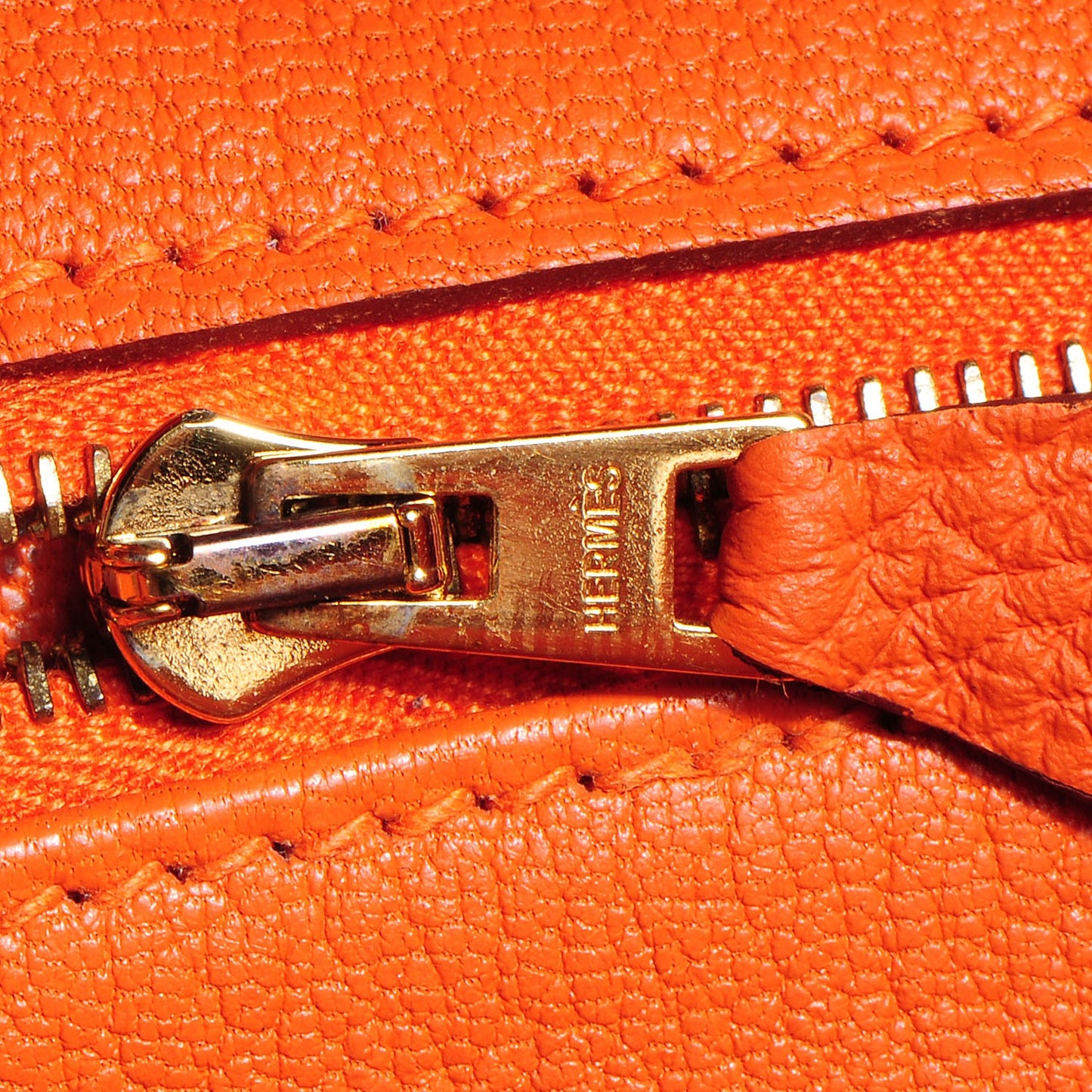 Togo Birkin 35 Orange
