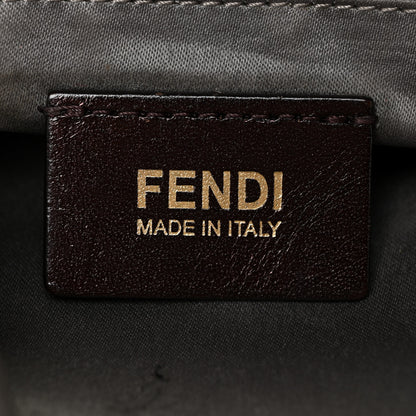 Fendi Vitello Savana Big Mama Baguette Grigio Tartaruga Natural 6 of 22