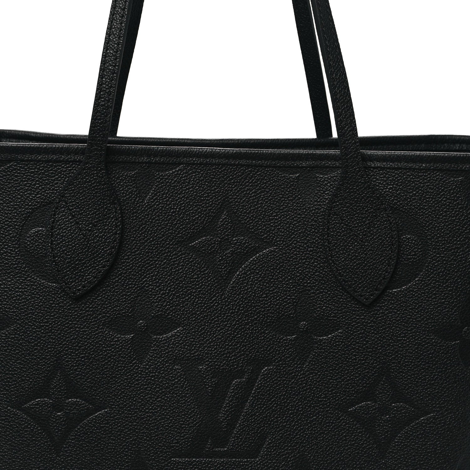 Louis Vuitton Empreinte Monogram Giant Neverfull MM Black 7 of 10