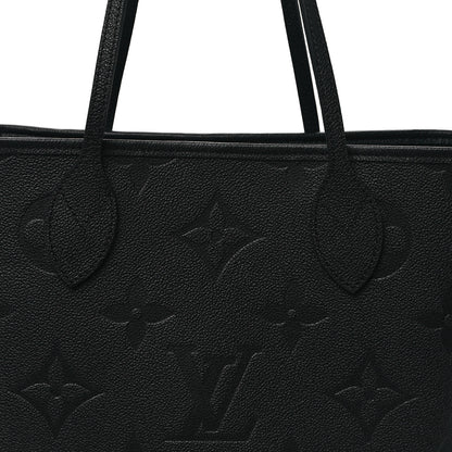 Louis Vuitton Empreinte Monogram Giant Neverfull MM Black 7 of 10