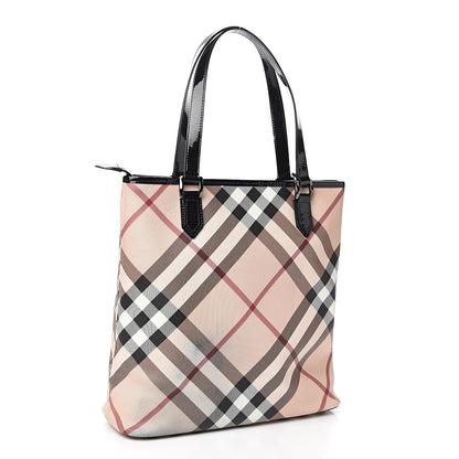 Burberry Supernova Check Tote Black 2 of 10