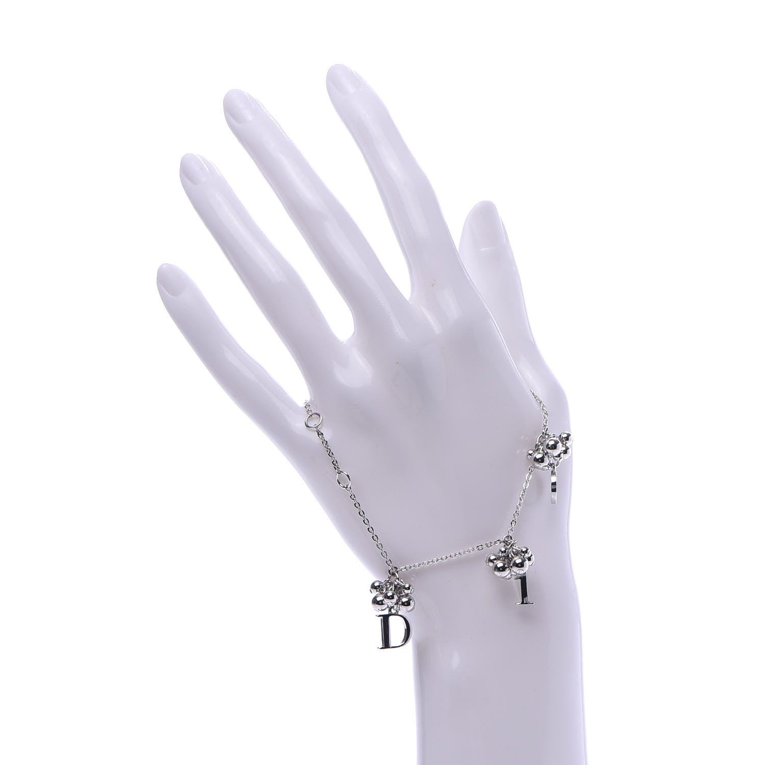 Christian Dior Logo Bracelet Silver 2 of 6