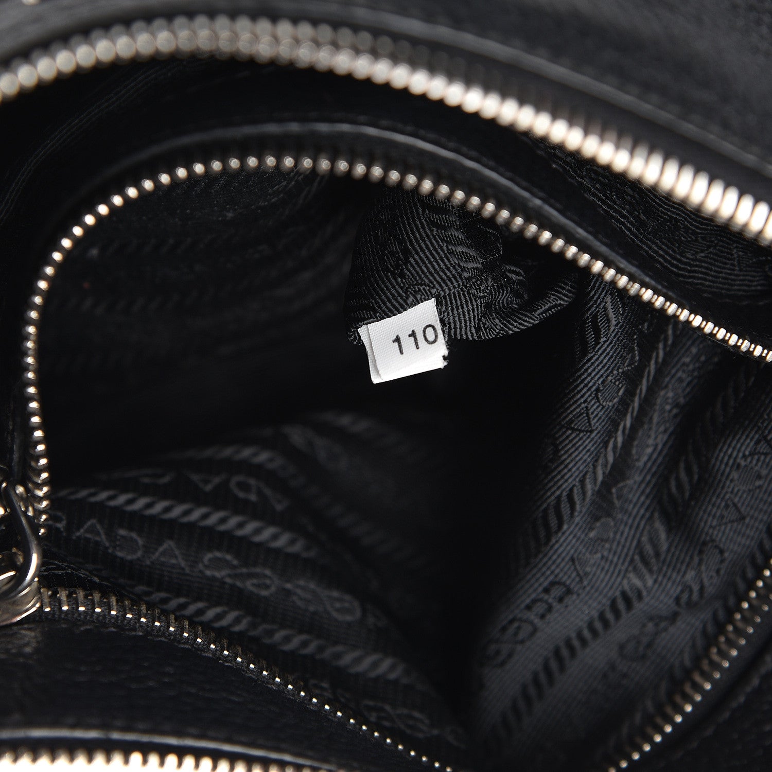 Prada Vitello Daino Crossbody Bag Black 8 of 16