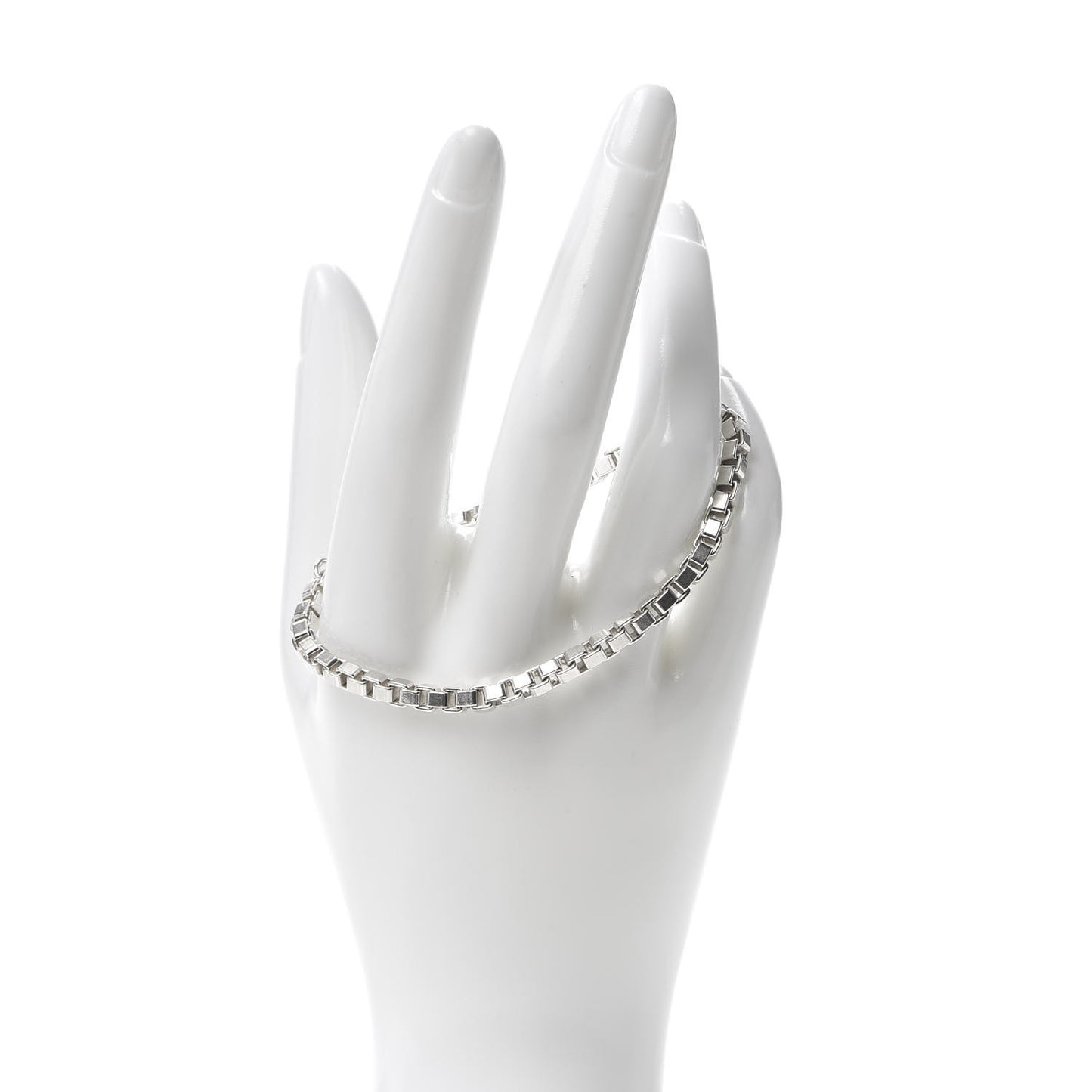 Sterling Silver 4mm Venetian Link Bracelet
