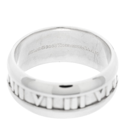 Tiffany Sterling Silver Atlas Band Ring 60 9.25 4 of 4