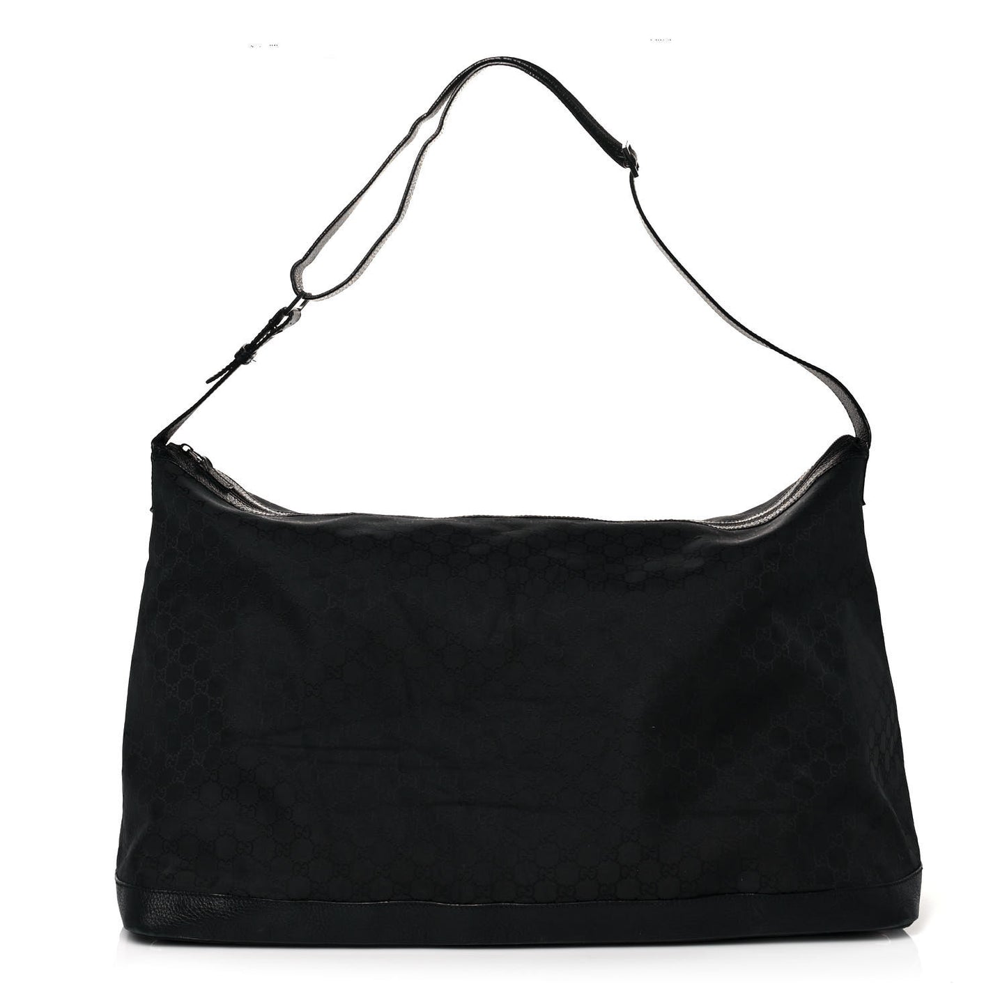Nylon Monogram Travel Hobo Black