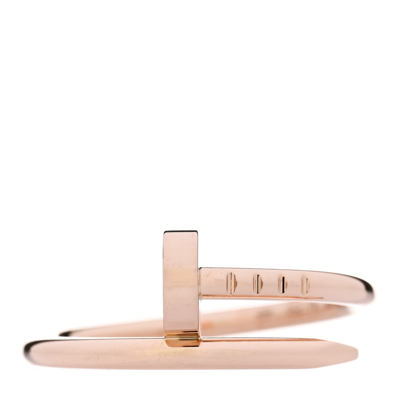 Cartier 18K Pink Gold Small Juste Un Clou Ring 51 5.75 1 of 5