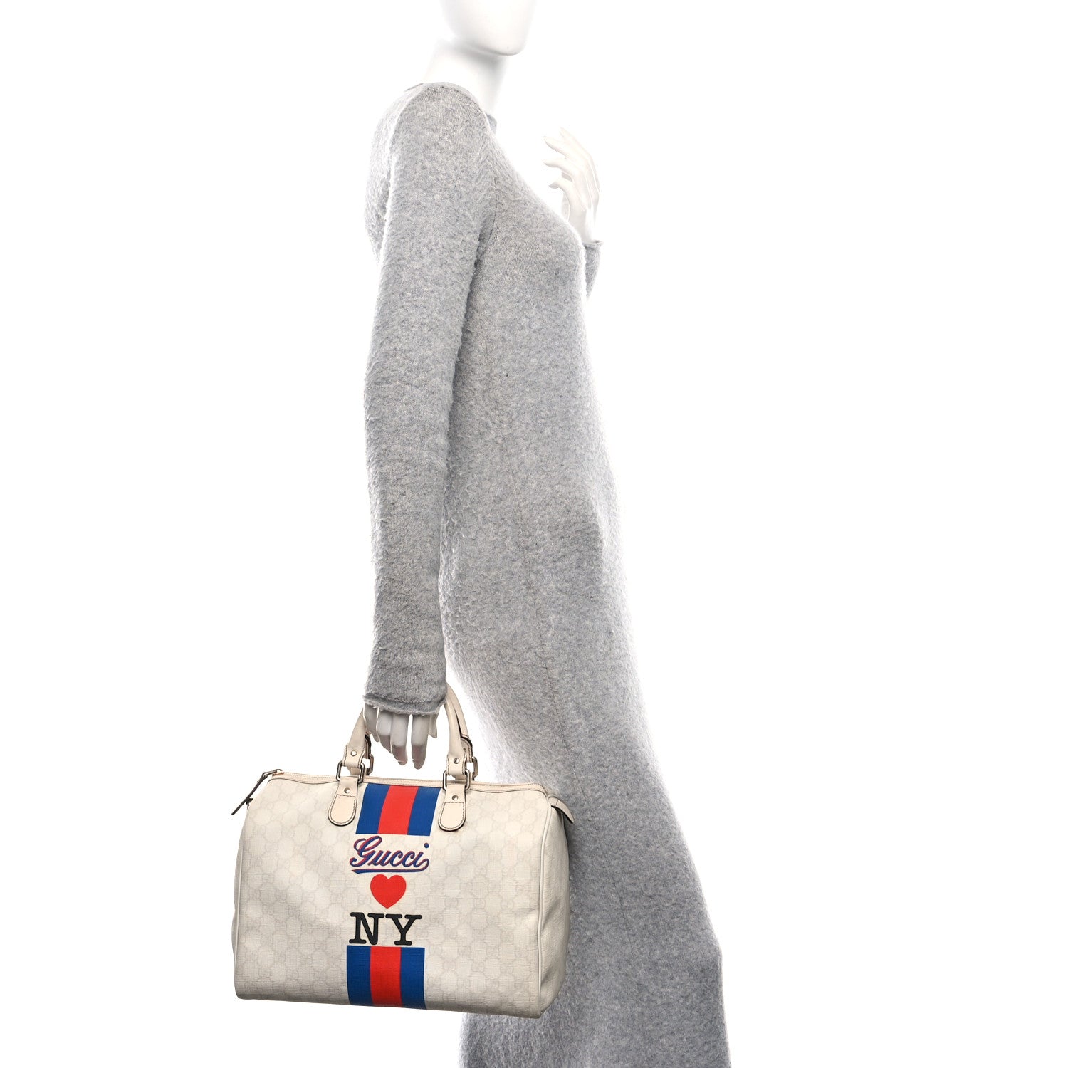 Gucci GG Plus Monogram Loves New York Medium Joy Boston 2 of 12