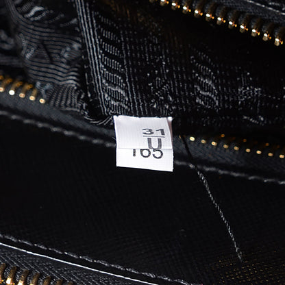 Prada Saffiano Lux Large Double Zip Tote Nero Black 7 of 10