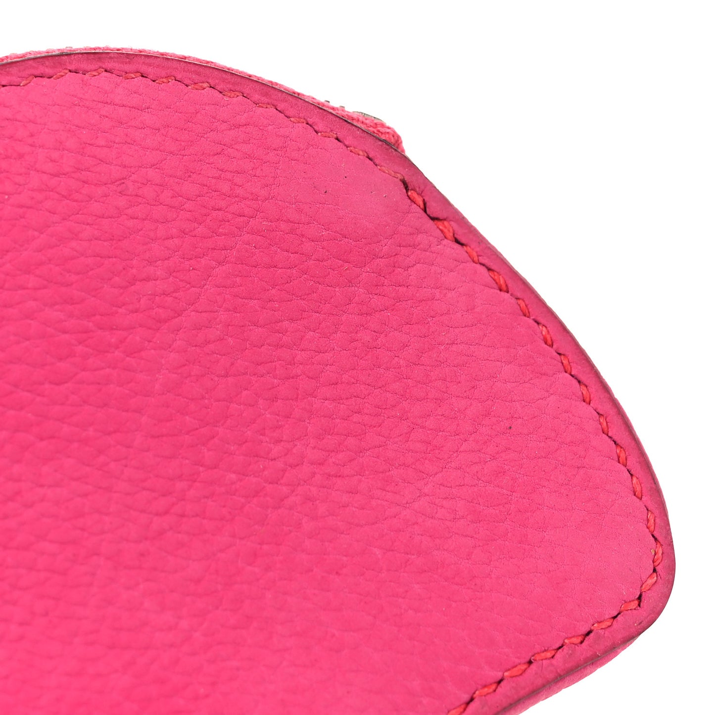 Togo Chevre Mysore Pig Coin Purse Fuchsia Tosca