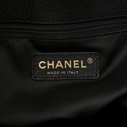 Chanel Caviar Quilted Petit Shopping Tote PST Black 6 of 11