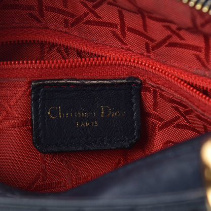 Christian Dior Lambskin Cannage Medium Lady Dior Indigo Blue 6 of 18