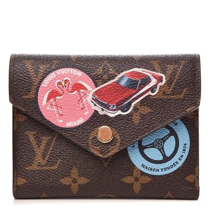Louis Vuitton Monogram World Tour Victorine Wallet 1 of 7
