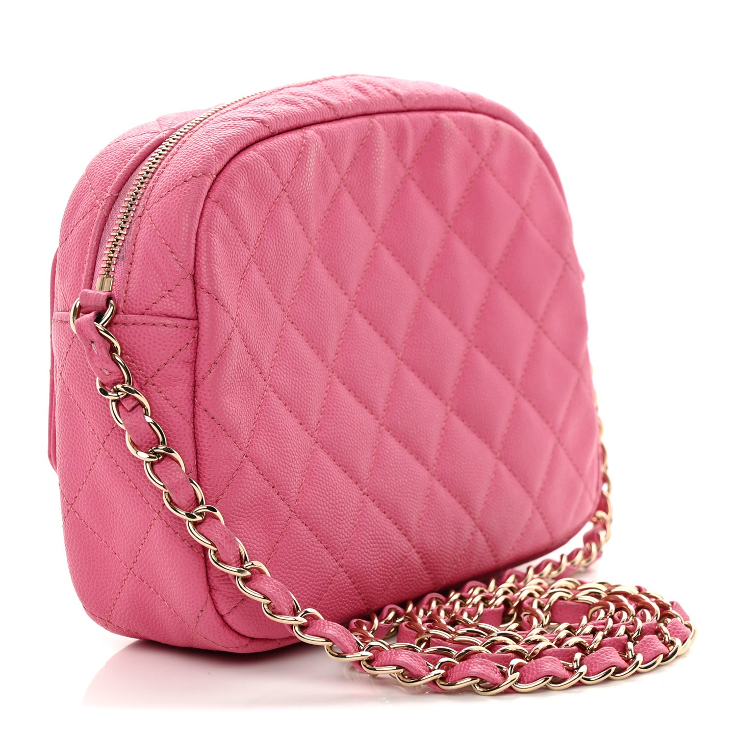 Caviar Quilted CC Day Camera Case Pink