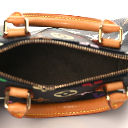 Louis Vuitton Monogram Multicolor Mini Sac HL Speedy Black 5 of 8