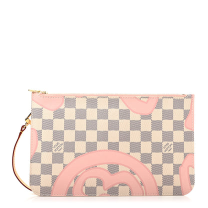 Louis Vuitton Damier Azur Tahitienne Neverfull MM GM Pochette 1 of 6