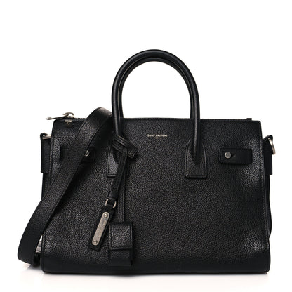 Saint Laurent Grained Calfskin Baby Supple Sac De Jour Black 1 of 10