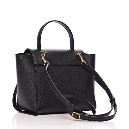 Celine Grained Calfskin Nano Belt Bag Black 3 of 11