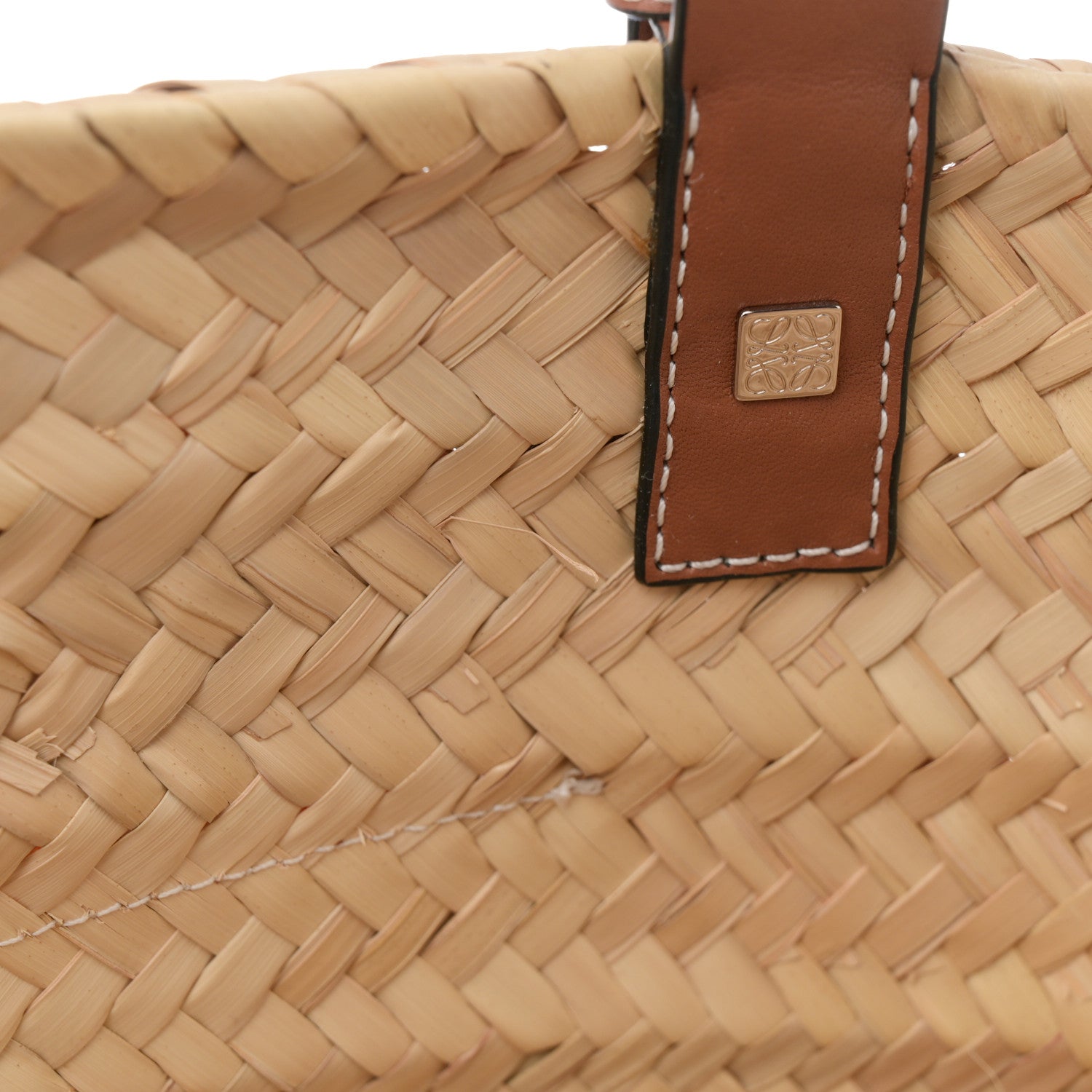 Loewe Raffia Basket Tote Bag Natural Tan 15 of 15