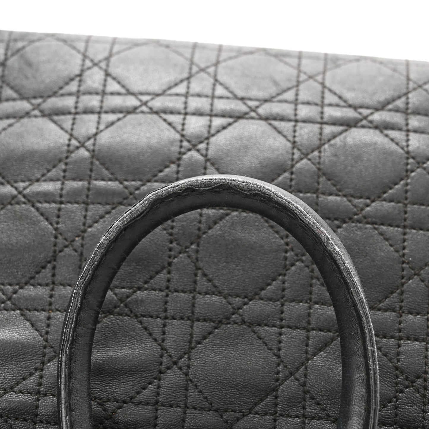 Lambskin Cannage Medium Soft Lady Dior Black