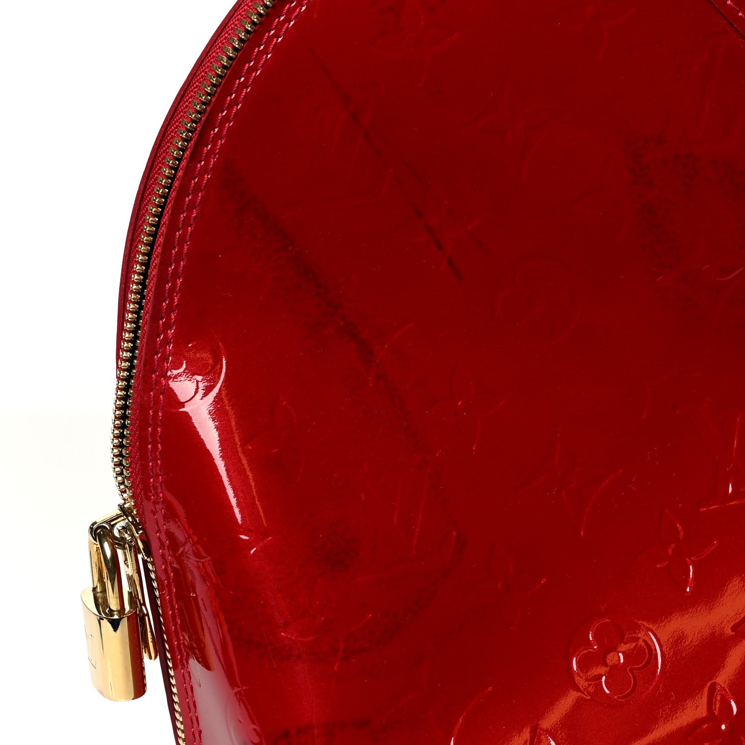 Louis Vuitton Vernis Alma GM Pomme D'Amour 12 of 15