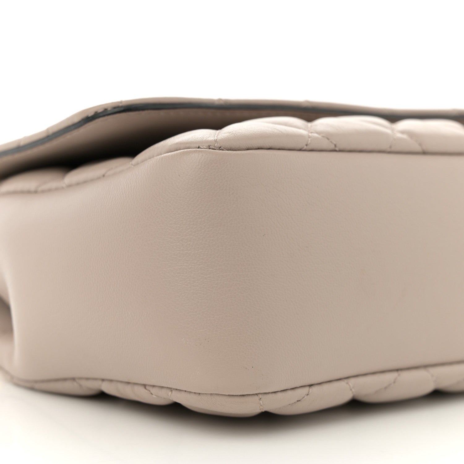 Versace Nappa Quilted Medusa Medium Chain Crossbody Taupe 8 of 10