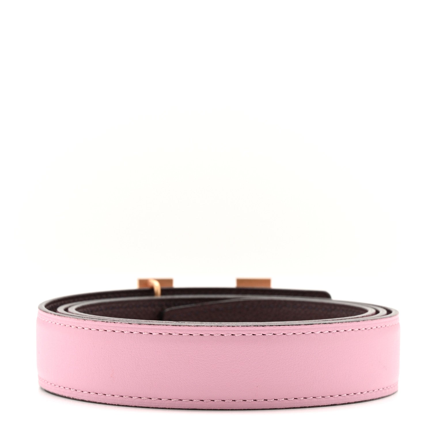 Hermes Swift Epsom 24mm Constance H Belt 85 34 Mauve Sylvestre Rouge Sellier 2 of 7