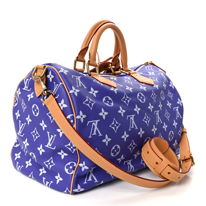 Louis Vuitton Calfskin Monogram Speedy P9 Bandouliere 40 Amethyst 4 of 14