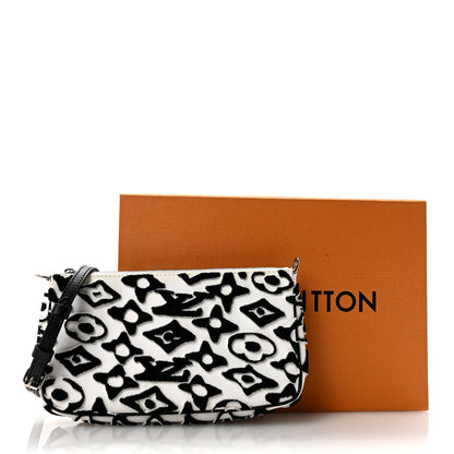 Louis Vuitton X UF Tufted Monogram Pochette Accessories White Black 10 of 10