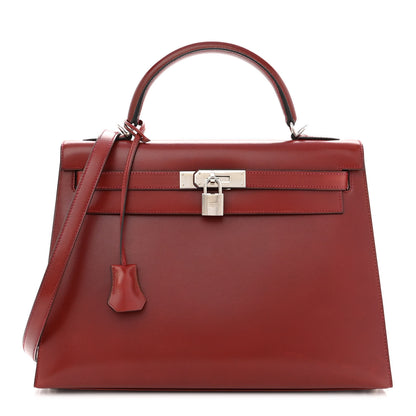 Hermes Box Kelly Sellier 32 Rouge H 1 of 13