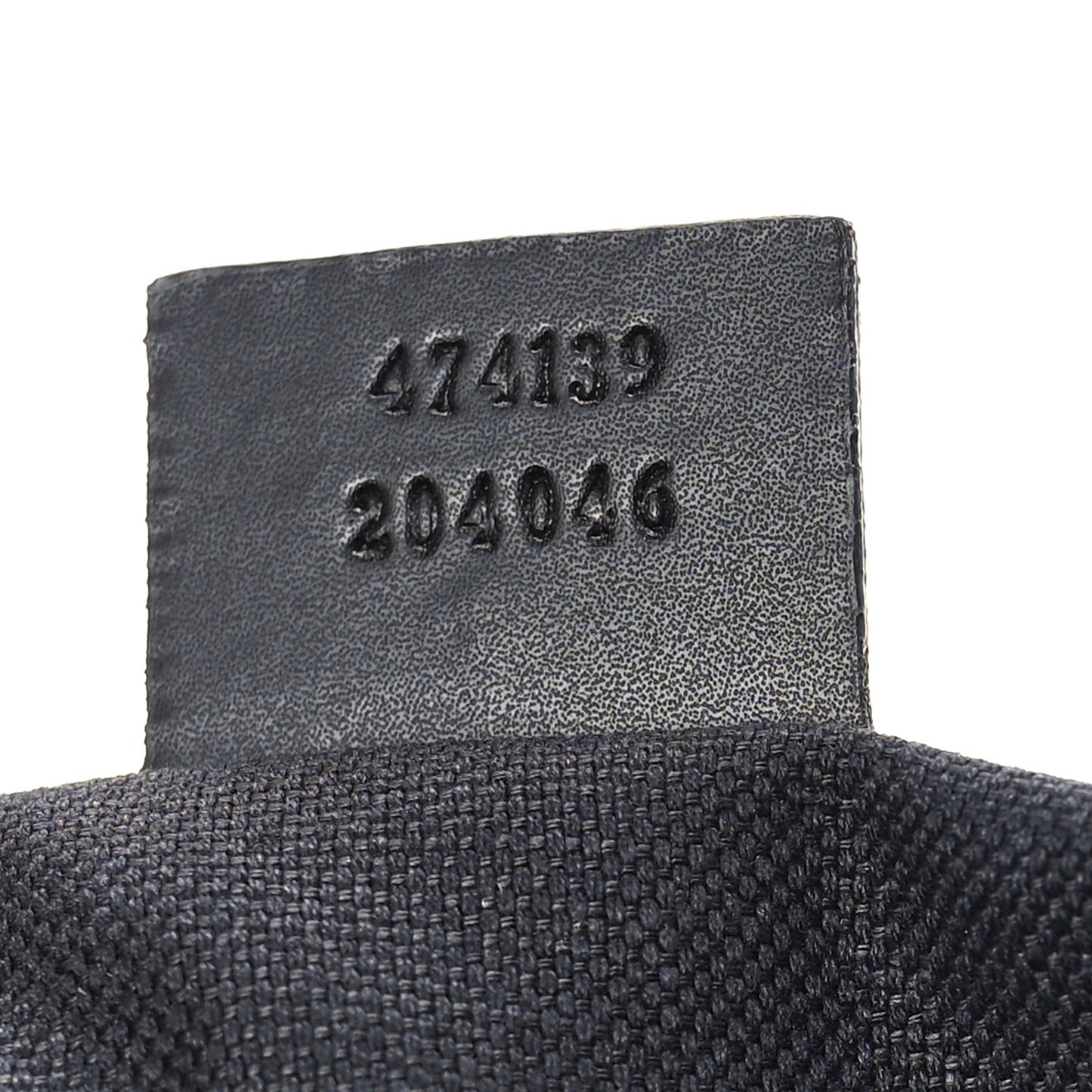 Soft GG Supreme Monogram Appia Calfskin Web East West Messenger Bag Black Grey