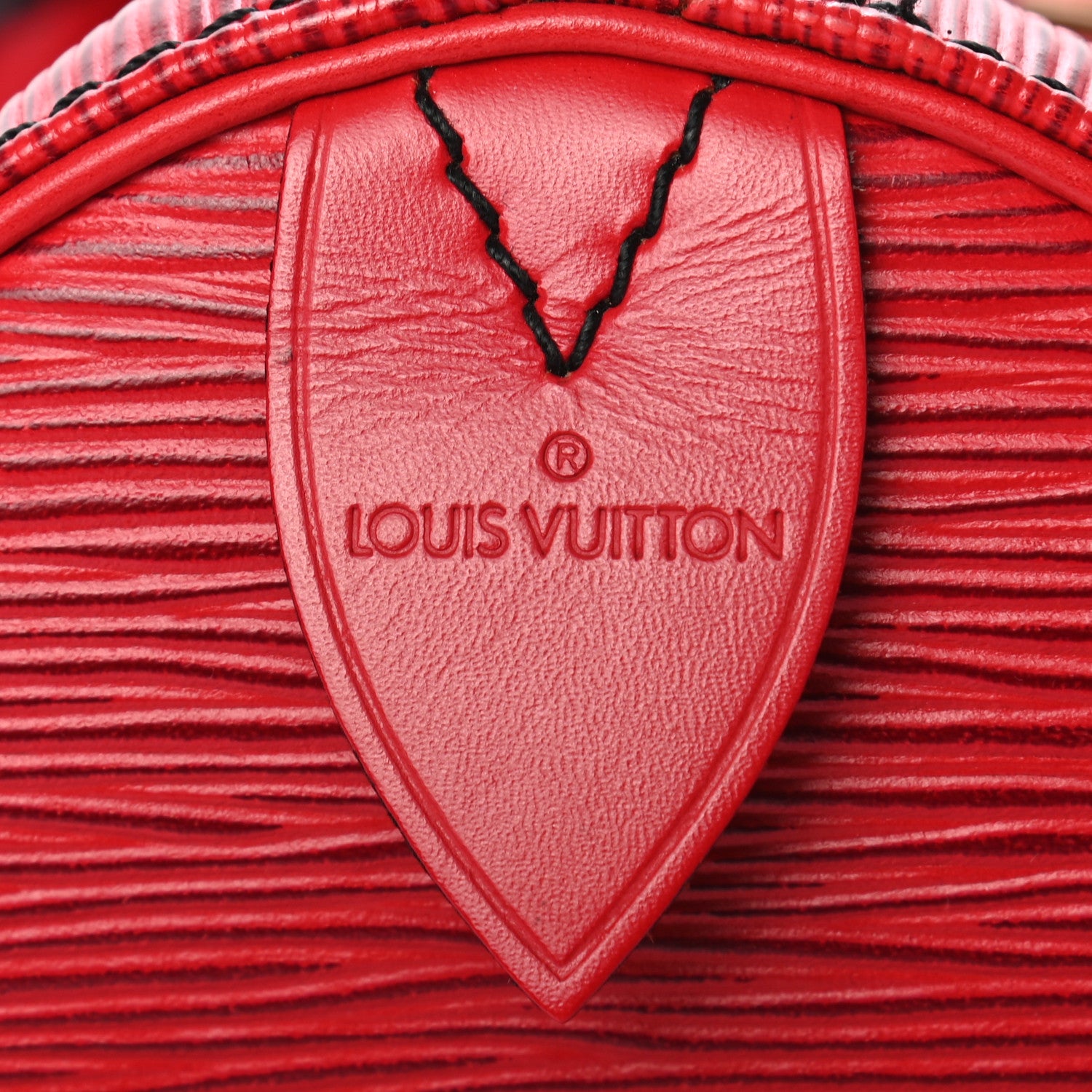 Louis Vuitton Epi Speedy 40 Castillan Red 5 of 8