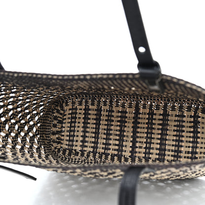 Loewe Raffia Paula's Ibiza Small Basket Tote Natural Black 5 of 10