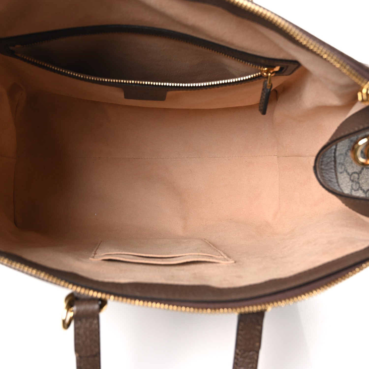Gucci GG Supreme Monogram Web Medium Ophidia Tote Bag Brown 5 of 10