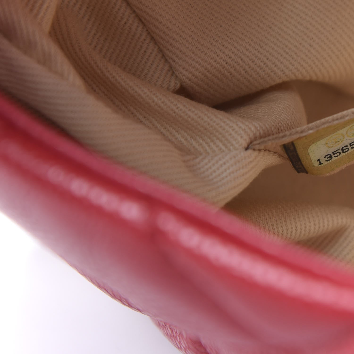 Chanel Glazed Caviar Quilted Small Nature Flap Bag Red 9 of 11